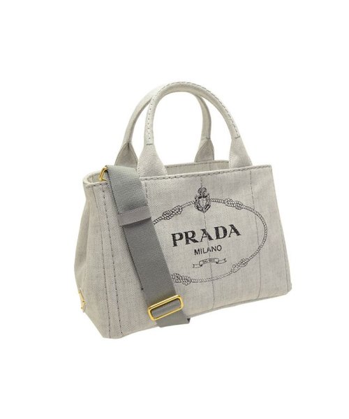 PRADA(プラダ)/プラダ PRADA バッグ トートバッグ 2way 1bg439 カナパ CANAPA MINI キャンバス ブランド  ホワイトデニム/img01