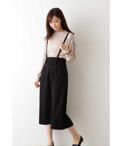 サスペンダー付きスカート ナチュラルビューティーベーシック Natural Beauty Basic Magaseek