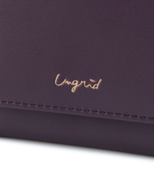 UNGRID bag(アングリッド　バッグ)/スムースガマ口ウォレット/img31
