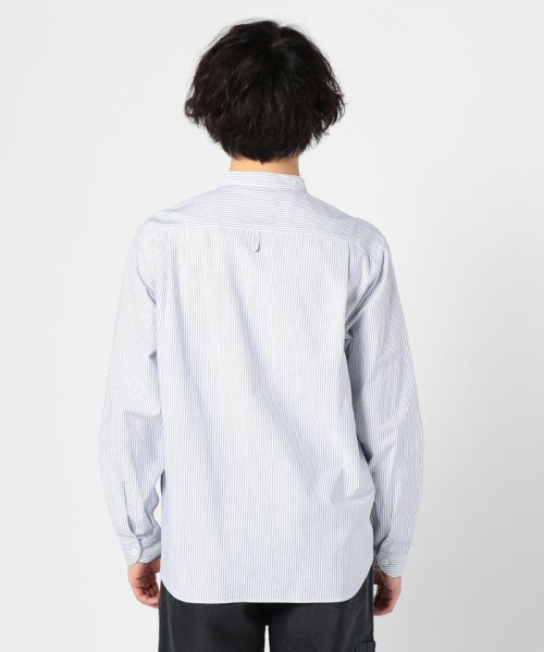 GLOSTER(GLOSTER)/【DANTON/ダントン】バンドカラーストライプシャツ #JD－3607 TRD/img01