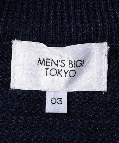 MEN'S BIGI TOKYO(メンズビギトーキョー)/タックバーズアイ柄ジップアップニット/img09