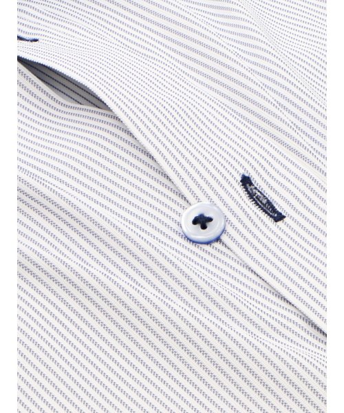 TAKA-Q(タカキュー)/ノーアイロン ストレッチ 360度全方向に伸びる 吸水速乾 スリムフィットワイドカラー長袖ニットシャツ/img03