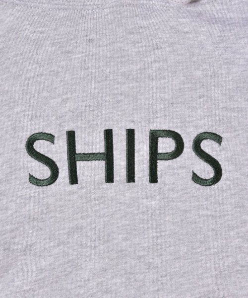 SHIPS MEN(シップス　メン)/SU:【一部WEB限定カラー】SHIPS ロゴ ビッグシルエット エンブロイダリー パーカー（トレーナー）/img05