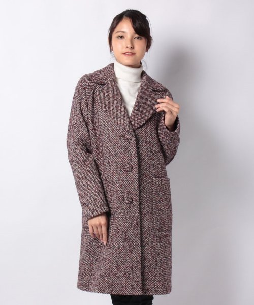 セール 特別提供品 クラシカルツイードコート レリアンプラスハウス Leilian Plus House Magaseek