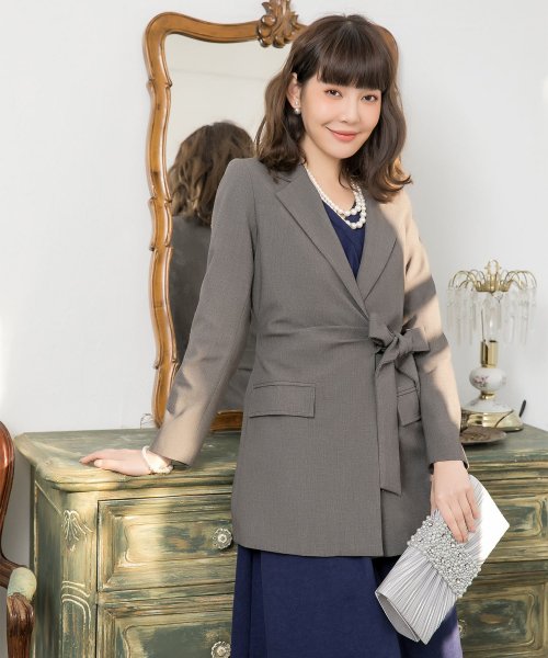 ジャケットとワイドパンツの結婚式セットアップスーツドレス ドレス スター Dress Star Magaseek