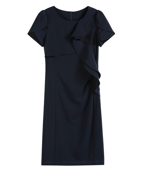 ペタルスリーブドレープワンピース