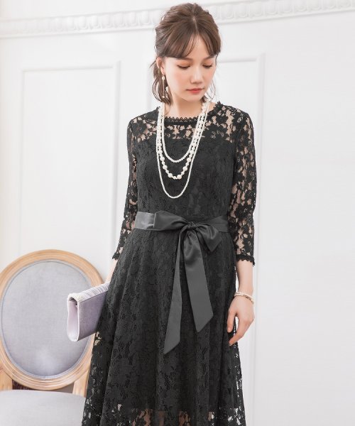 DRESS+(ドレス プラス)/総レースワンピースドレス・結婚式ワンピース・お呼ばれパーティードレス/img04