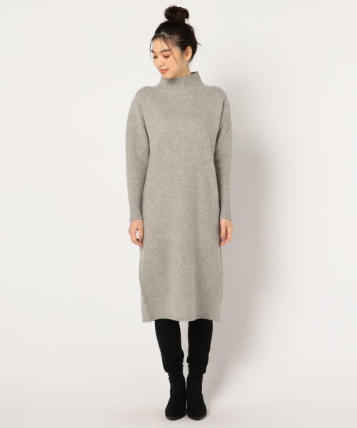 セール カシミヤブレンド天竺ハイネックニットワンピース ノーリーズ Nolley S Magaseek