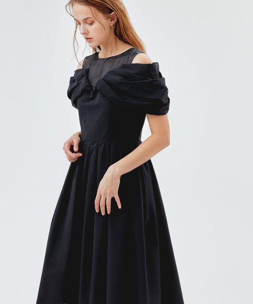 セール ボリュームスリーブワンピース ランバンオンブルー Lanvin En Bleu Magaseek