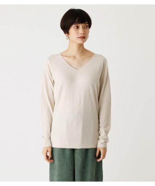 AZUL by moussy(アズールバイマウジー)/NUDIE V／N KNIT TOPS ３/img19