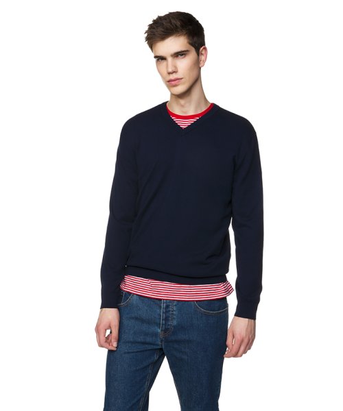 BENETTON (mens)(ベネトン（メンズ）)/コットンVネックニット・セーター/img03