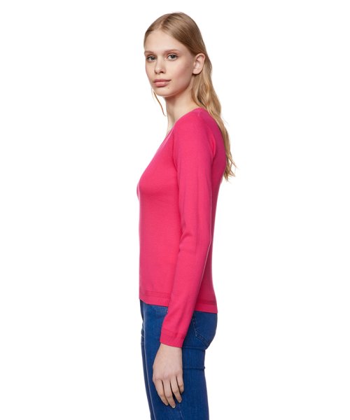 BENETTON (women)(ベネトン（レディース）)/コットンラウンドネック長袖ニット・セーター/img41