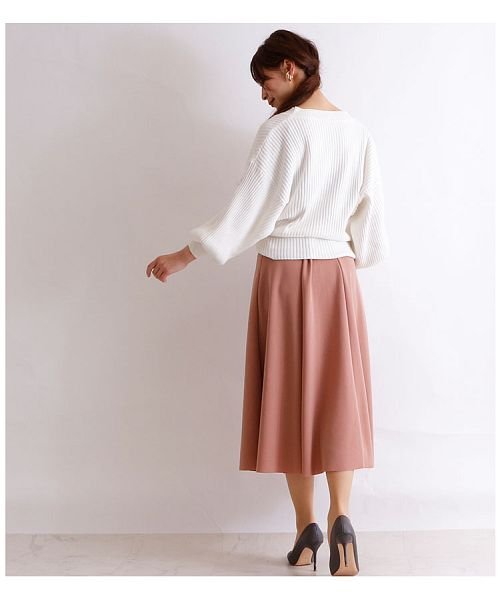 Sawa a la mode(サワアラモード)/シンプルなぽわん袖のリブニットトップス/img05