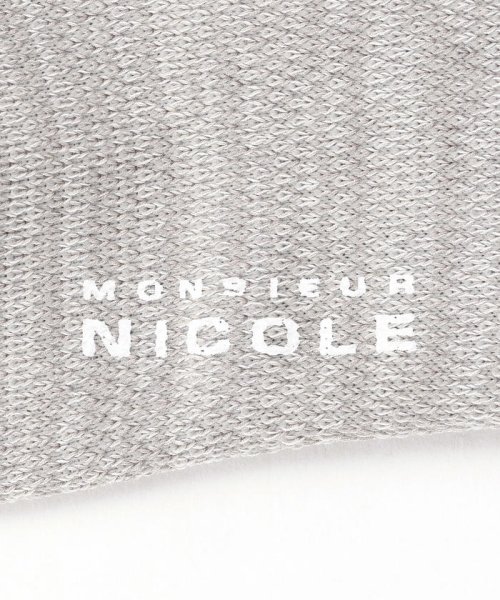 MONSIEUR NICOLE(ムッシュニコル)/鹿の子編みステップインソックス/img02