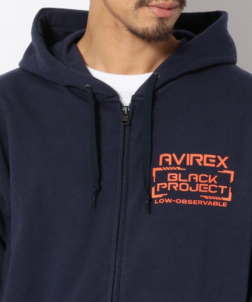 AVIREX(AVIREX)/【Ｌｉｇｈｔｎｉｎｇ 3月号掲載】【直営店限定】ブラックプロジェクト パーカー/BLACK PROJECT PARKA/img07