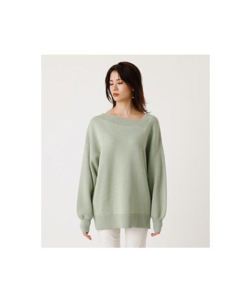 AZUL by moussy(アズールバイマウジー)/ASYMMETRY SWEATTER TOPS/img19