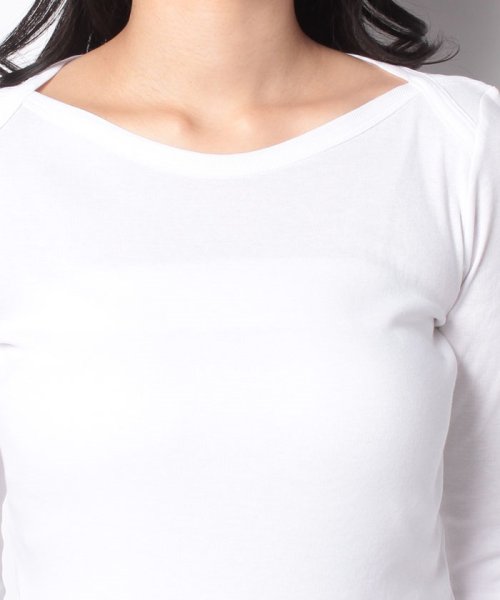 BENETTON (women)(ベネトン（レディース）)/ボートネック7分袖Tシャツ・カットソー/img16