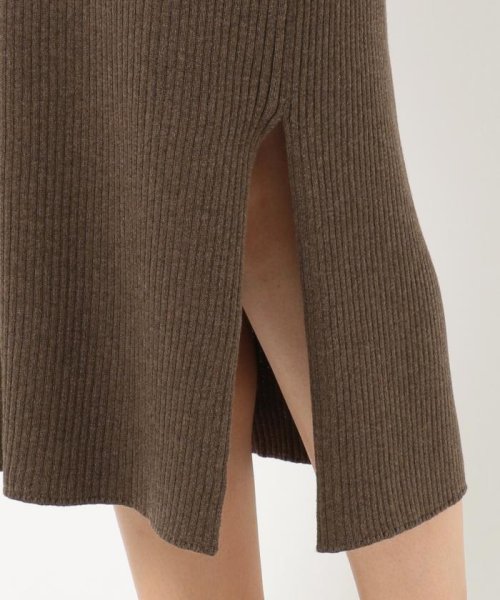 セール 60 Off 洗える マルベリーシルクコットン リブ ニットワンピース ２３区 大きいサイズ Nijyusanku Large Size Magaseek