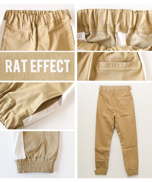 RAT EFFECT(ラット エフェクト)/フロントロゴラインパンツ/img01