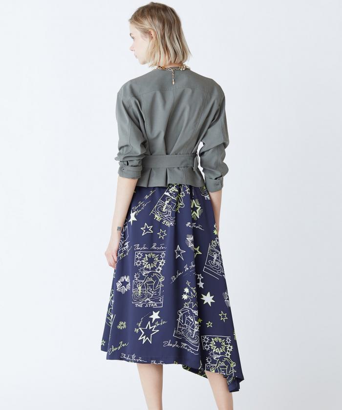 スタープリントフレアスカート(502925160)｜阪急百貨店公式通販サイト