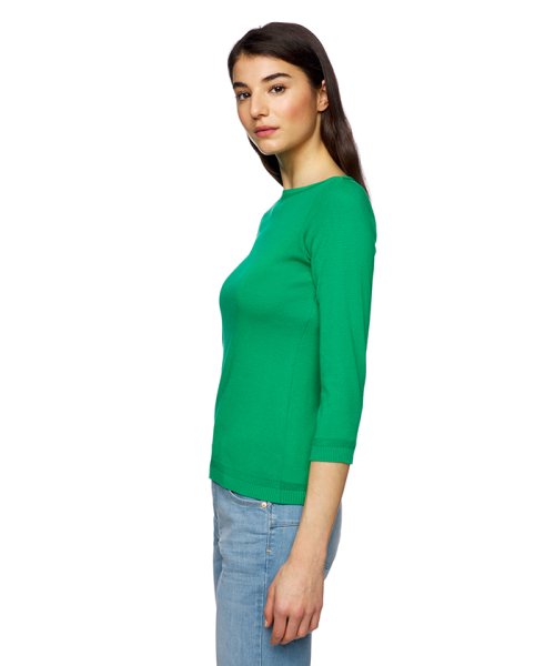 BENETTON (women)(ベネトン（レディース）)/コットンボートネック7分袖ニット・セーター/img30