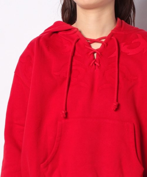 LEVI’S OUTLET(リーバイスアウトレット)/LMC LACE UP HOODIE AURORA RED/img03