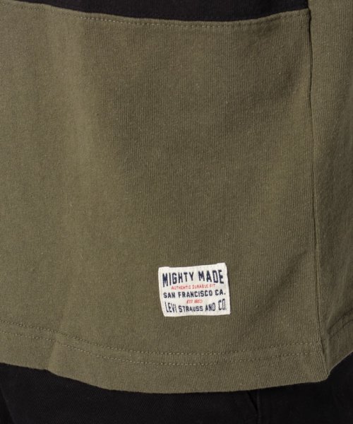 LEVI’S OUTLET(リーバイスアウトレット)/SS MIGHTY PIECED TEE TAPE APPLIQUE OLIVE/img04