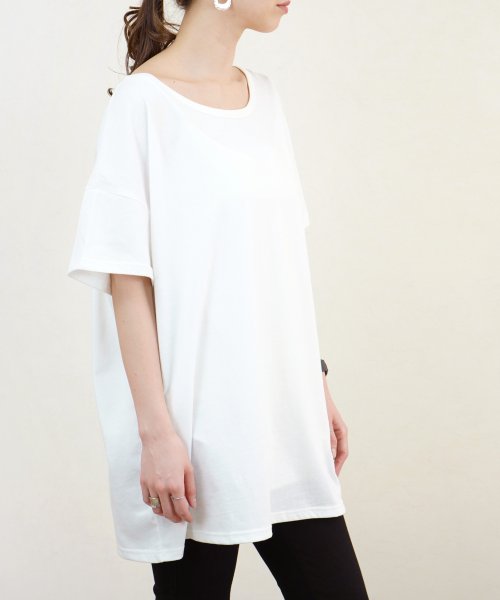 Fizz(フィズ)/【2021新作】ビッグシルエットベーシックTシャツ【3サイズ展開】mitis SS 半袖　オーバーサイズ/img04