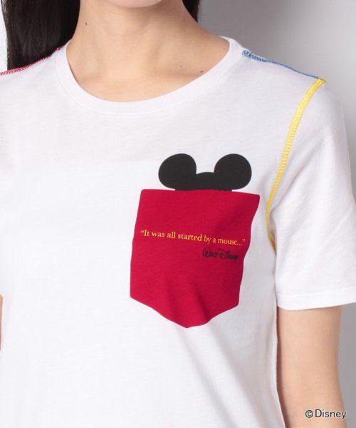 BENETTON (women)(ベネトン（レディース）)/【Disneyコラボ】ディズニーキャラカラーステッチ半袖Tシャツ/img57