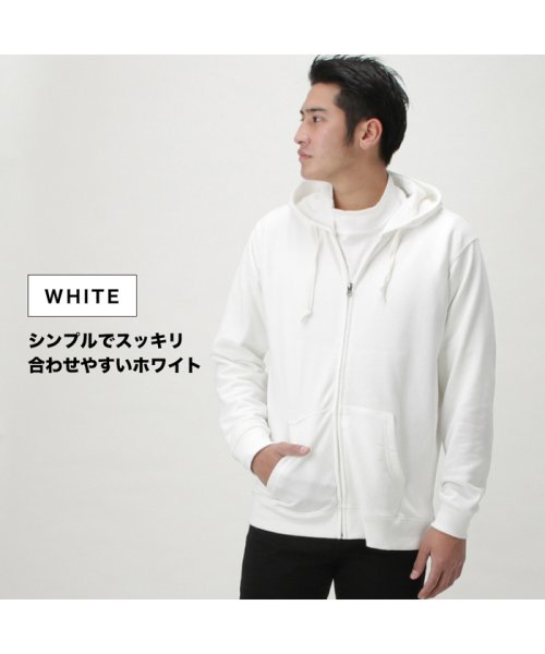 MAC HOUSE(men)(マックハウス（メンズ）)/Navy ネイビー 裏毛ジップパーカー MH/03664SS/img03