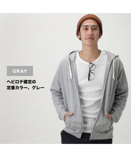 MAC HOUSE(men)(マックハウス（メンズ）)/Navy ネイビー 裏毛ジップパーカー MH/03664SS/img05