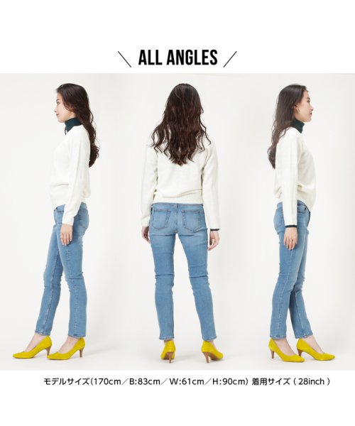 MAC HOUSE(women)(マックハウス（レディース）)/Navy ネイビー NAVY JEANS サスティナブル スキニー ブラック NJ－S－W001－06/img18