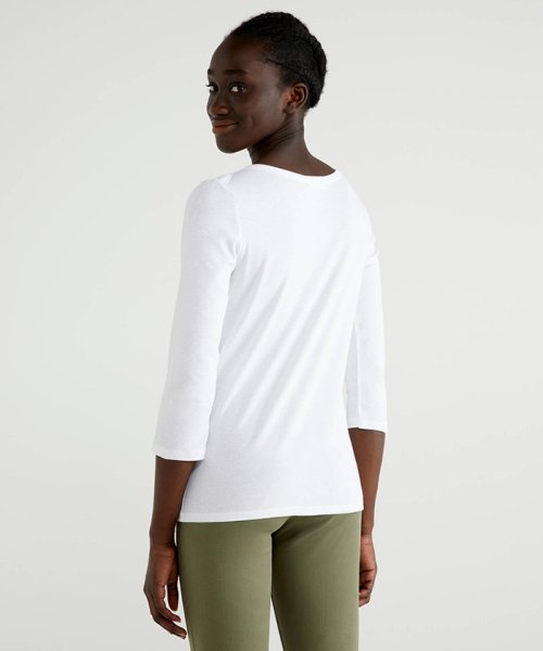 BENETTON (women)(ベネトン（レディース）)/ボートネック7分袖Tシャツ・カットソー/img10