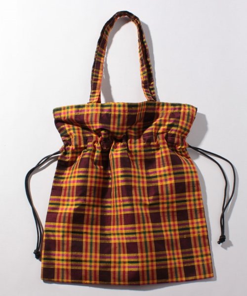 Lilas Campbell(Lilas Campbell)/Textile marche bag_Check/img01