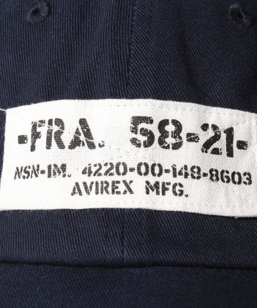AVIREX(AVIREX)/FRA 58 21 MILITARY LOW CAP/img04