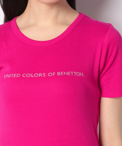 BENETTON (women)(ベネトン（レディース）)/ロゴクルーネック半袖Tシャツ・カットソー/img07