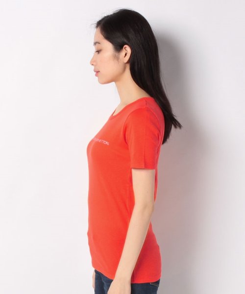 BENETTON (women)(ベネトン（レディース）)/ロゴクルーネック半袖Tシャツ・カットソー/img16