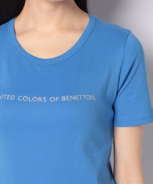 BENETTON (women)(ベネトン（レディース）)/ロゴクルーネック半袖Tシャツ・カットソー/img38