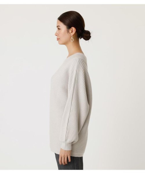 AZUL by moussy(アズールバイマウジー)/2WAY RIB SWITCH KNIT TOPS/img12