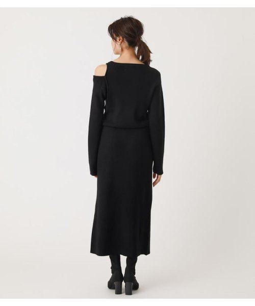 AZUL by moussy(アズールバイマウジー)/SHOULDER SLIT KNIT ONE－PIECE/img05