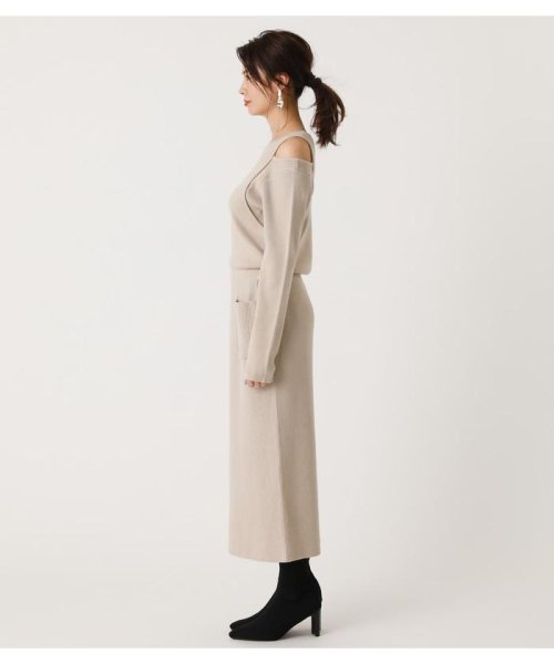 AZUL by moussy(アズールバイマウジー)/SHOULDER SLIT KNIT ONE－PIECE/img12