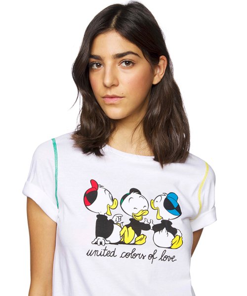 BENETTON (women)(ベネトン（レディース）)/【Disneyコラボ】ディズニーキャラカラーステッチ半袖Tシャツ/img12