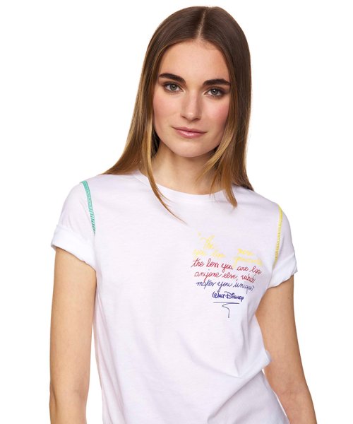 BENETTON (women)(ベネトン（レディース）)/【Disneyコラボ】ディズニーキャラカラーステッチ半袖Tシャツ/img34