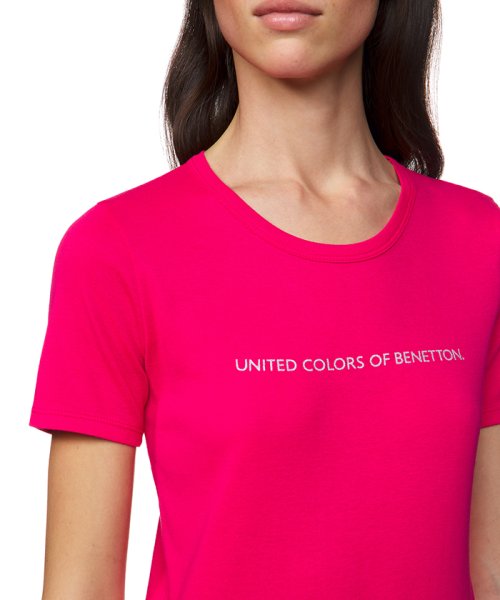 BENETTON (women)(ベネトン（レディース）)/ロゴクルーネック半袖Tシャツ・カットソー/img03