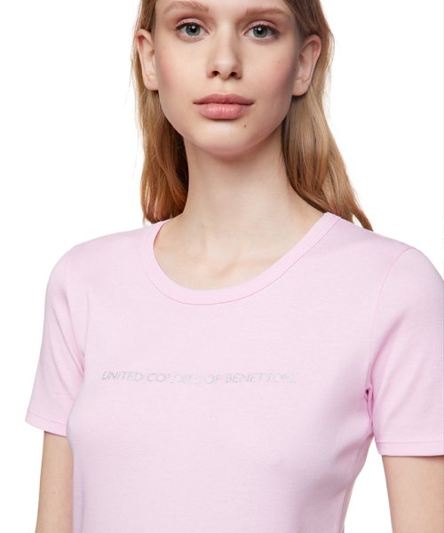 BENETTON (women)(ベネトン（レディース）)/ロゴクルーネック半袖Tシャツ・カットソー/img30