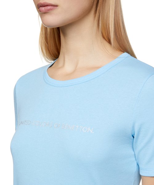 BENETTON (women)(ベネトン（レディース）)/ロゴクルーネック半袖Tシャツ・カットソー/img42