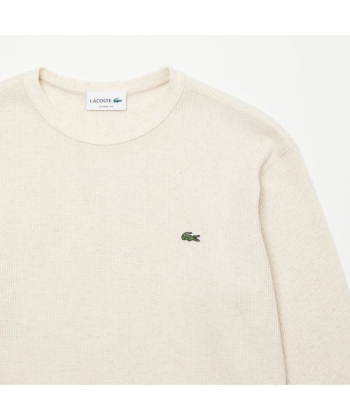 LACOSTE Mens(ラコステ　メンズ)/ワッフルクルーネックロングTshirt/img03