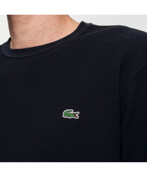 LACOSTE Mens(ラコステ　メンズ)/ワッフルクルーネックロングTshirt/img06