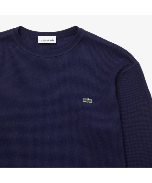 LACOSTE Mens(ラコステ　メンズ)/ワッフルクルーネックロングTshirt/img11