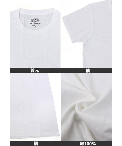 TopIsm(トップイズム)/FRUITOFTHELOOM（フルーツオブザルーム）2枚セット半袖パックTシャツ/img08